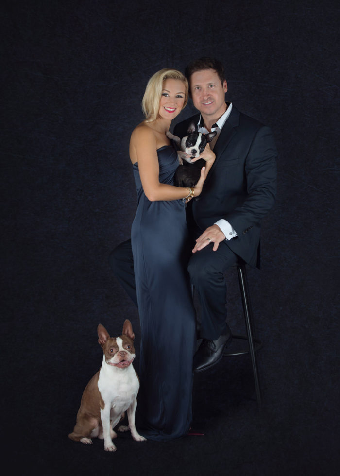 family with pets portrait