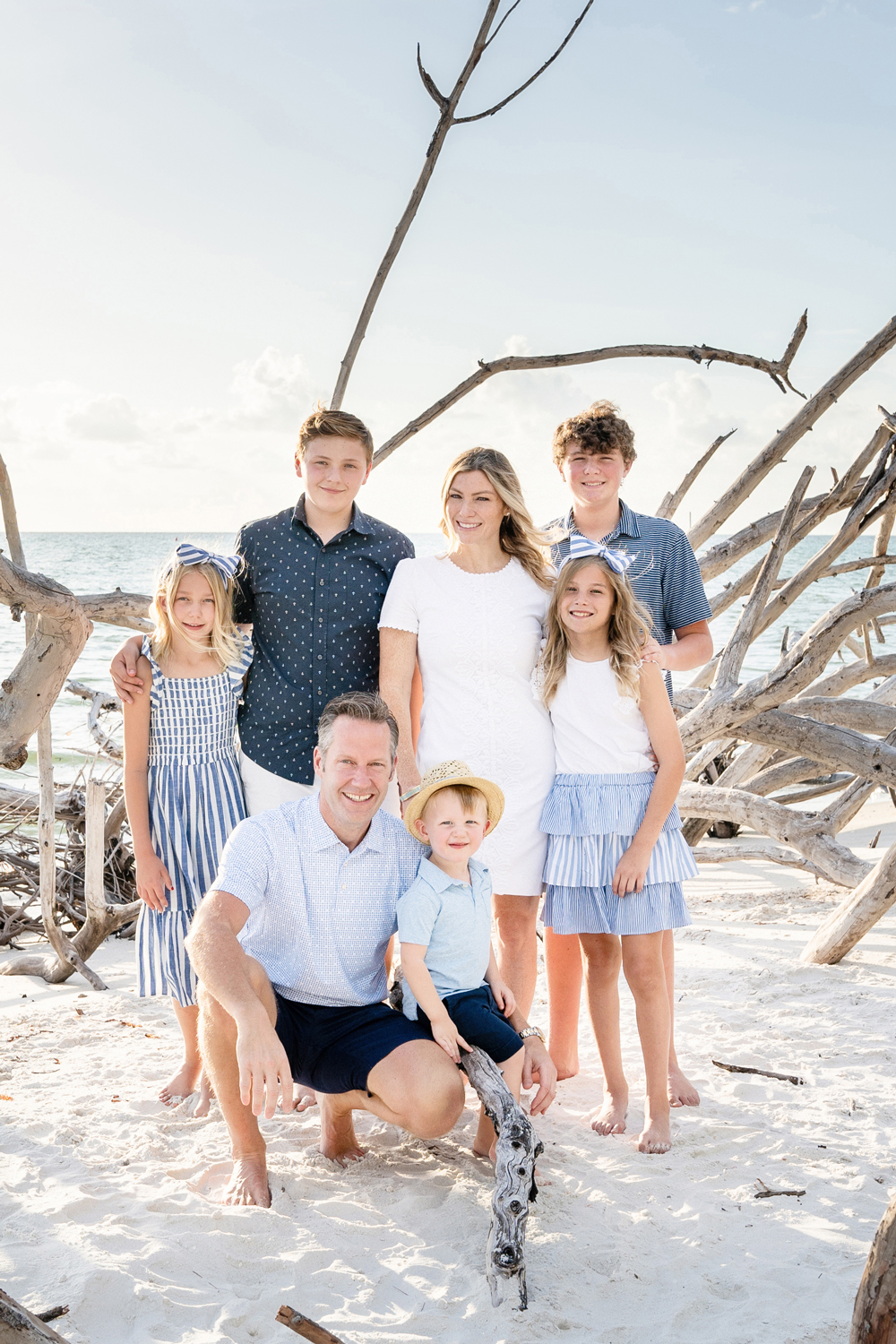 Naples beach family session